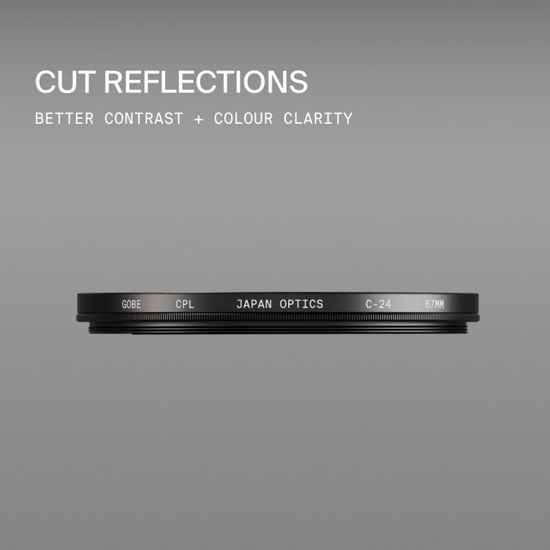 Gobe 67mm Circular Polarizing (CPL) Lens Filter - Image 3